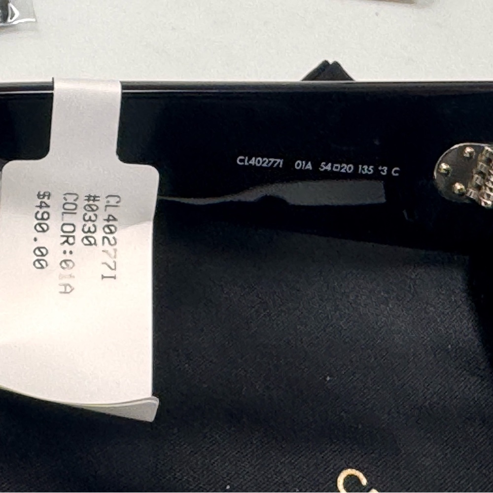 💯Authentic CELINE Cat-Eye Sunglasses Black frame - Picture 3 of 4